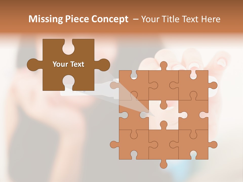 A Woman Holding A Toothbrush In Her Hand PowerPoint Template