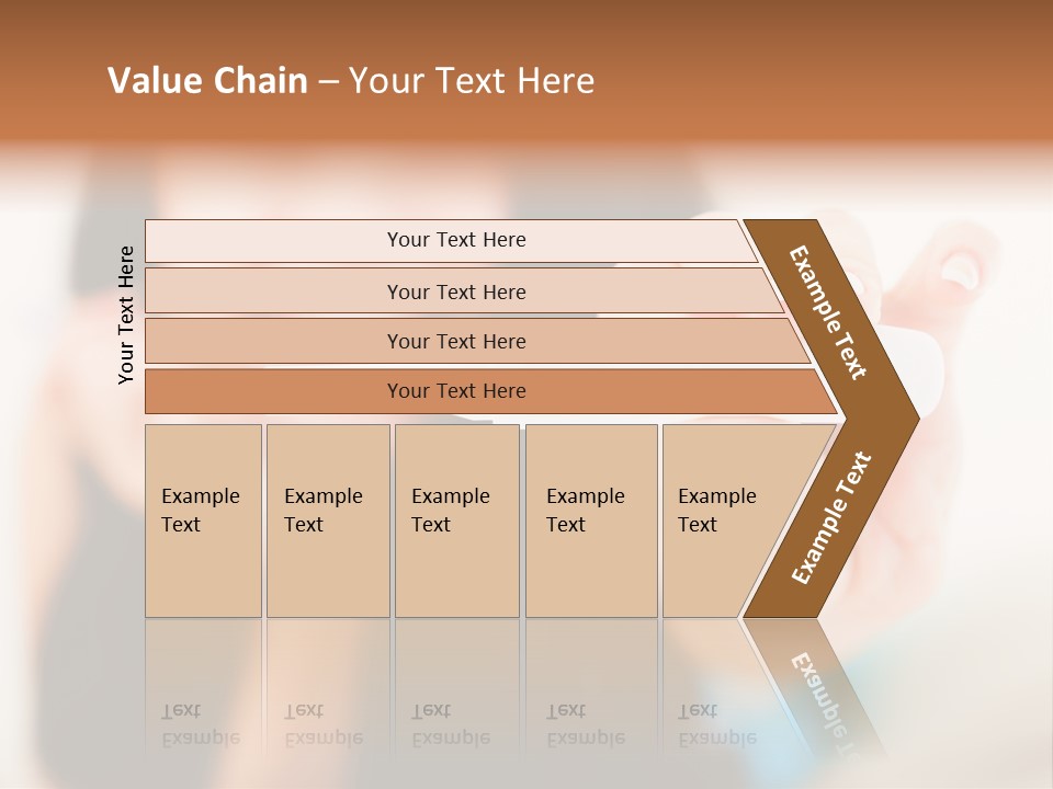 A Woman Holding A Toothbrush In Her Hand PowerPoint Template