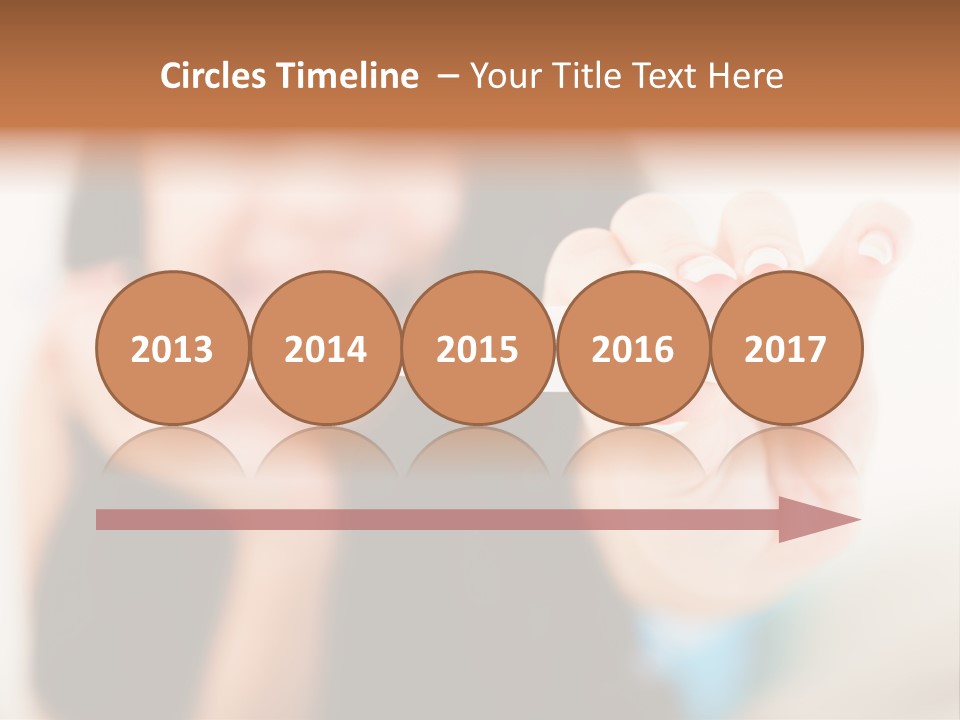 A Woman Holding A Toothbrush In Her Hand PowerPoint Template