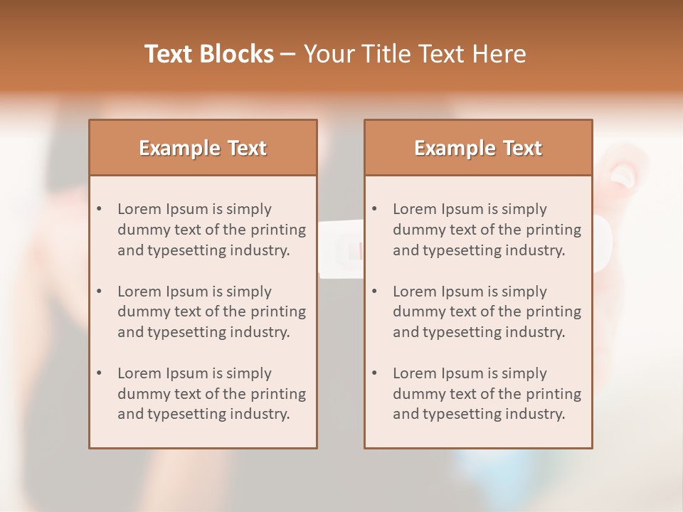 A Woman Holding A Toothbrush In Her Hand PowerPoint Template
