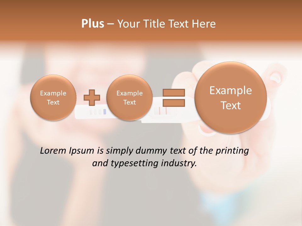 A Woman Holding A Toothbrush In Her Hand PowerPoint Template