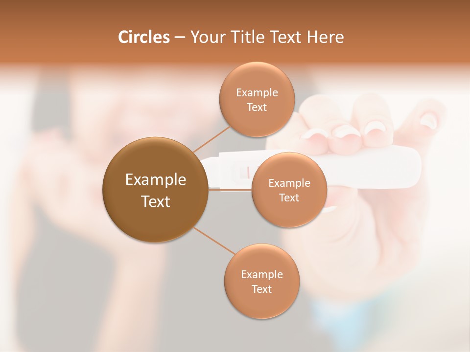 A Woman Holding A Toothbrush In Her Hand PowerPoint Template