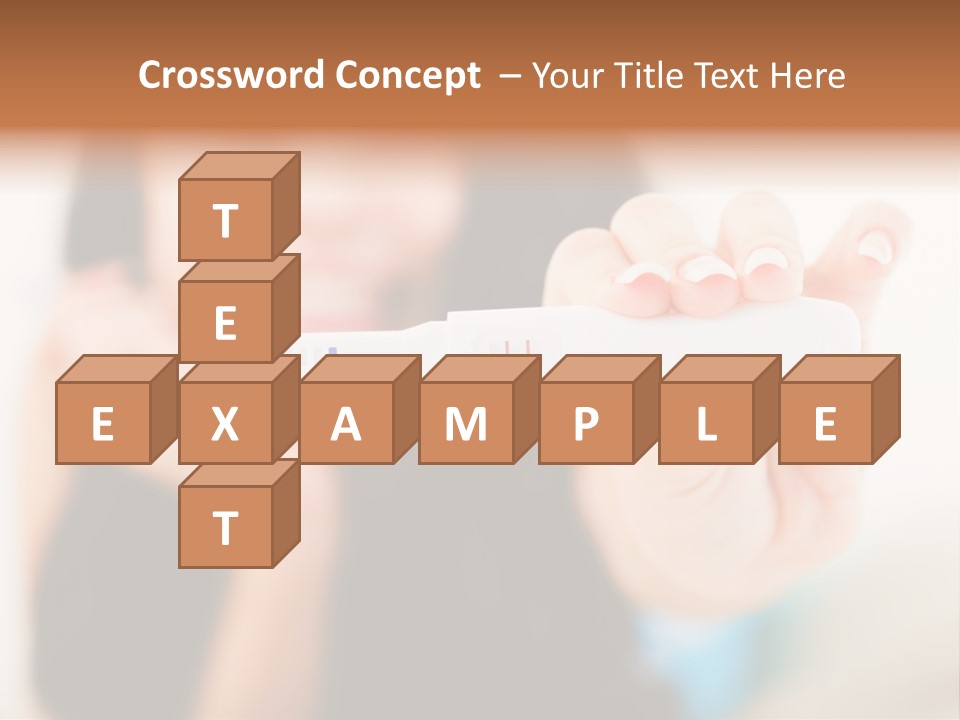 A Woman Holding A Toothbrush In Her Hand PowerPoint Template