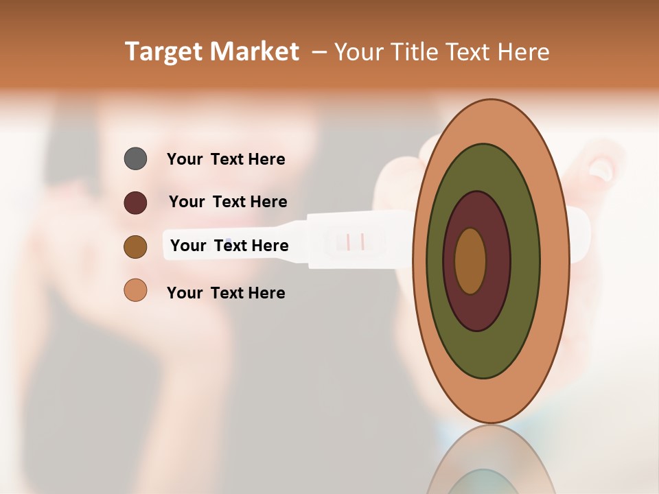 A Woman Holding A Toothbrush In Her Hand PowerPoint Template