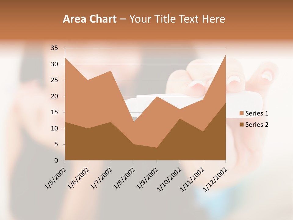 A Woman Holding A Toothbrush In Her Hand PowerPoint Template
