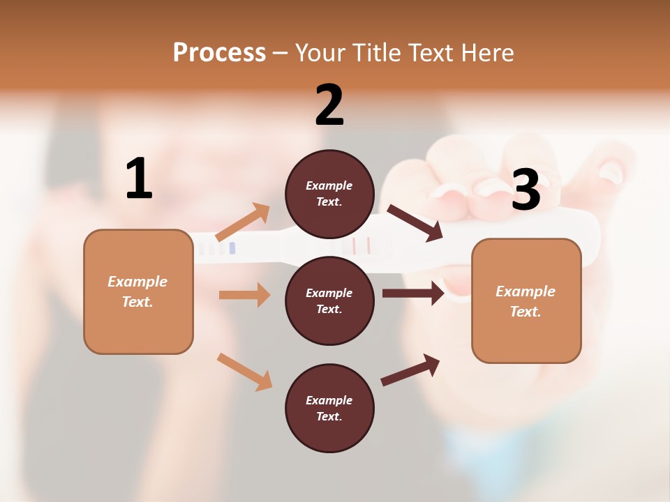 A Woman Holding A Toothbrush In Her Hand PowerPoint Template