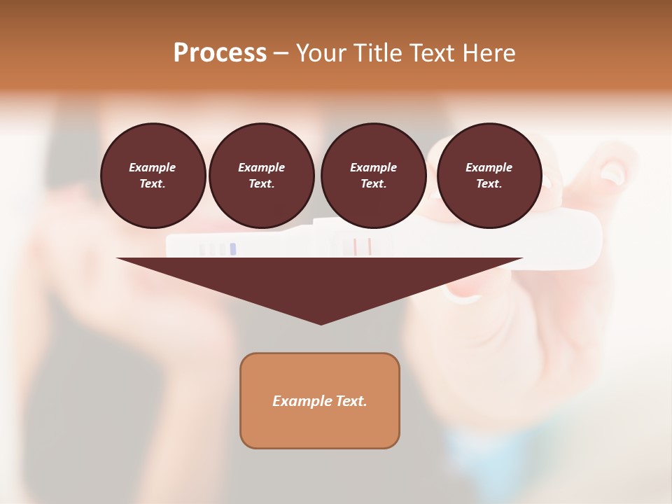 A Woman Holding A Toothbrush In Her Hand PowerPoint Template