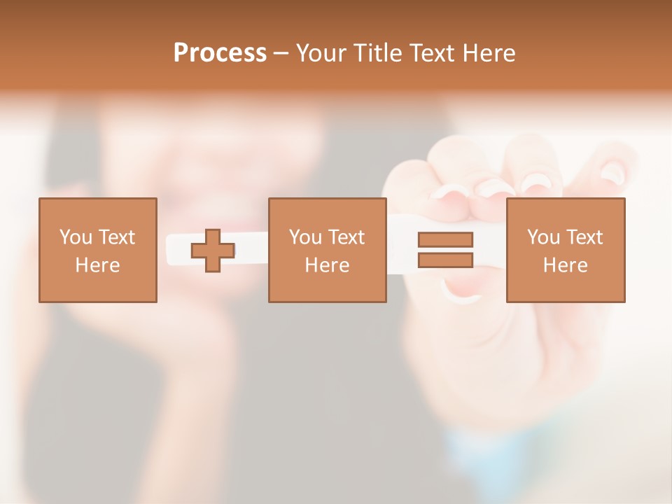 A Woman Holding A Toothbrush In Her Hand PowerPoint Template