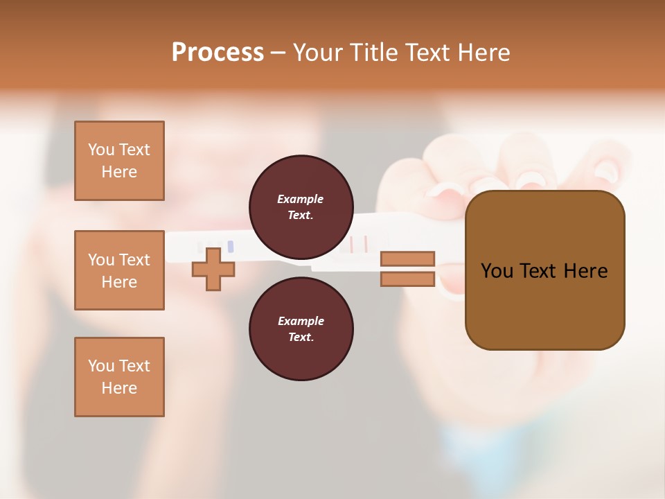 A Woman Holding A Toothbrush In Her Hand PowerPoint Template