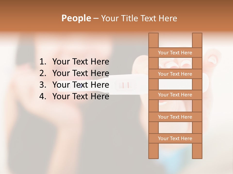 A Woman Holding A Toothbrush In Her Hand PowerPoint Template