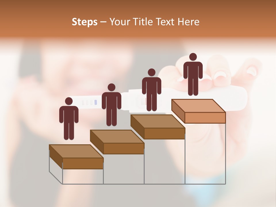 A Woman Holding A Toothbrush In Her Hand PowerPoint Template