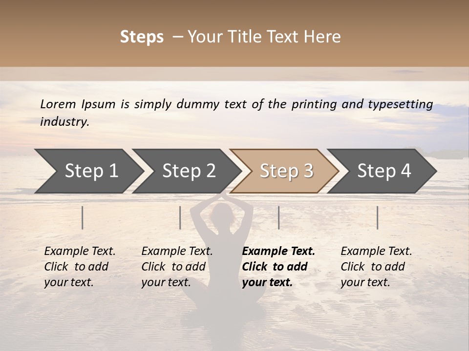 Sky Woman Silent PowerPoint Template