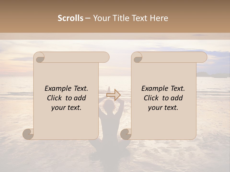 Sky Woman Silent PowerPoint Template