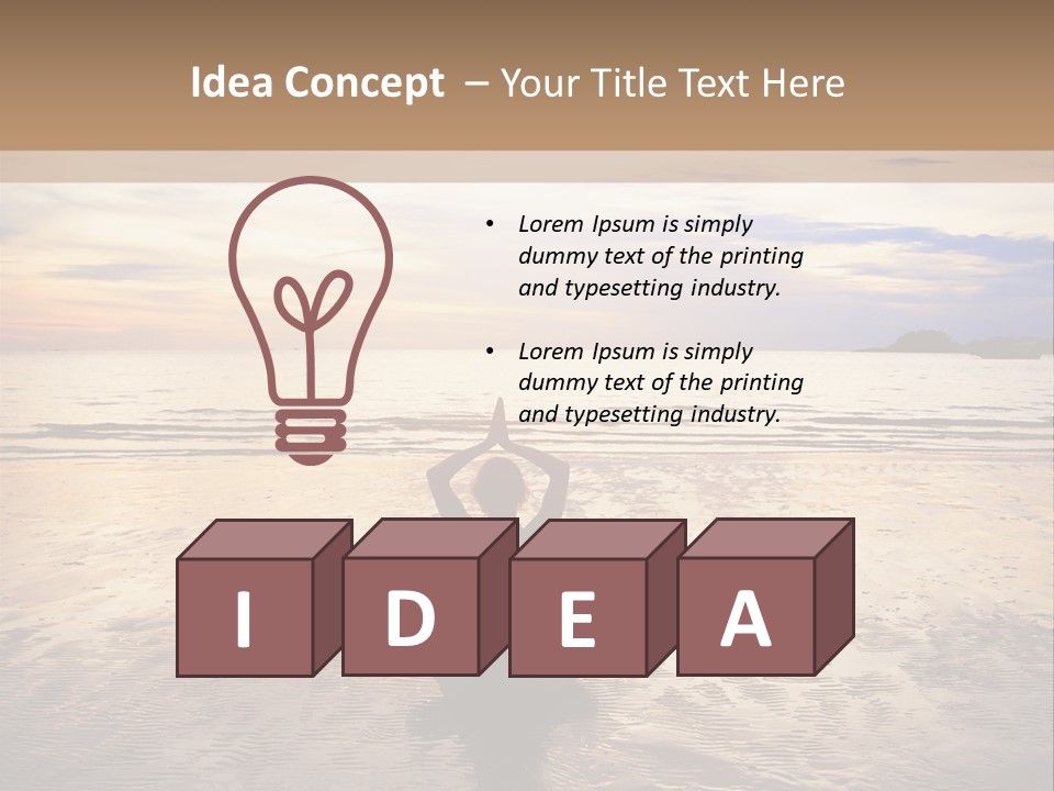 Sky Woman Silent PowerPoint Template