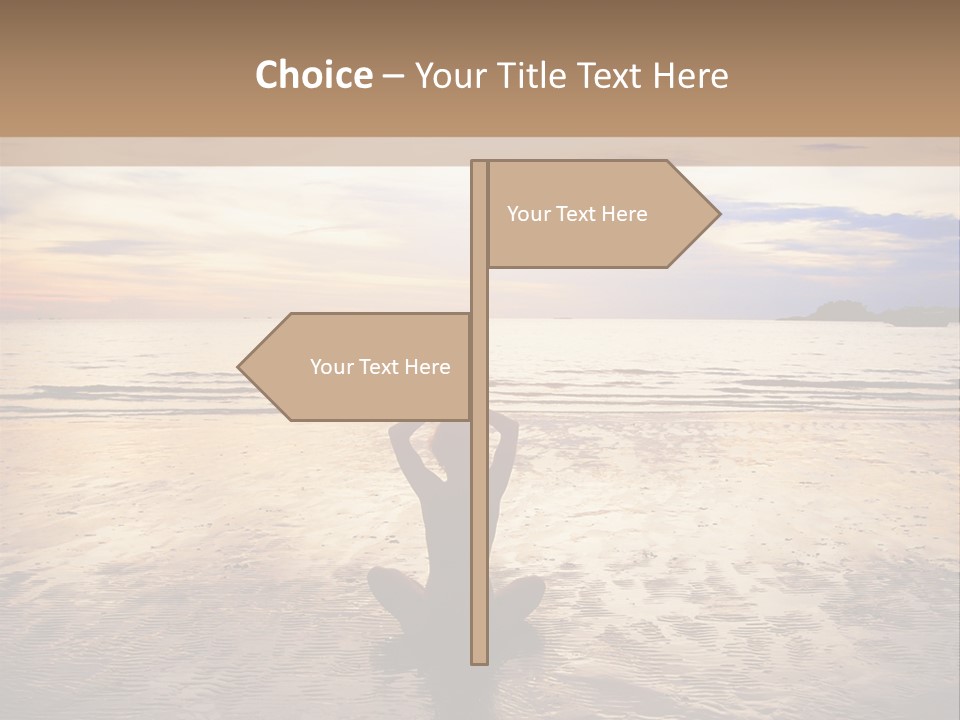 Sky Woman Silent PowerPoint Template