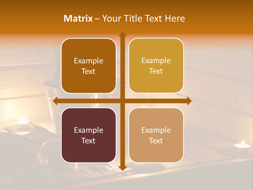 Cosmetics Spa Bench PowerPoint Template