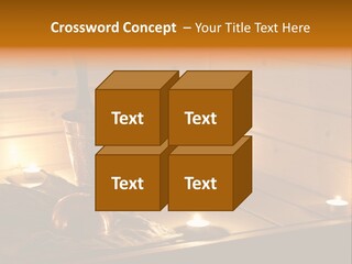 Cosmetics Spa Bench PowerPoint Template