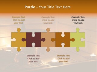 Cosmetics Spa Bench PowerPoint Template