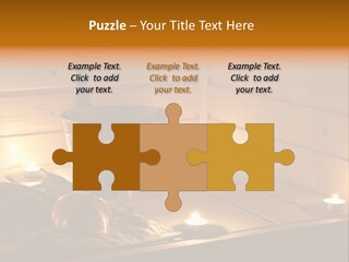 Cosmetics Spa Bench PowerPoint Template