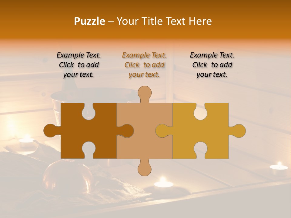 Cosmetics Spa Bench PowerPoint Template