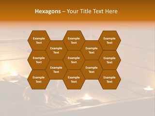 Cosmetics Spa Bench PowerPoint Template