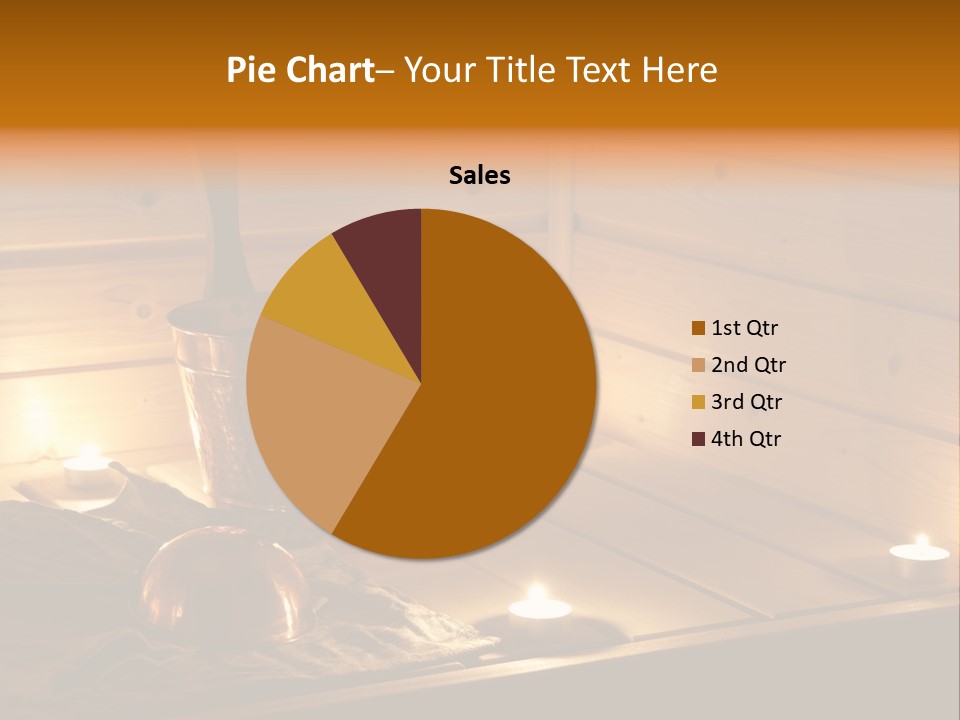 Cosmetics Spa Bench PowerPoint Template