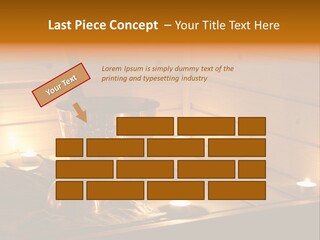 Cosmetics Spa Bench PowerPoint Template