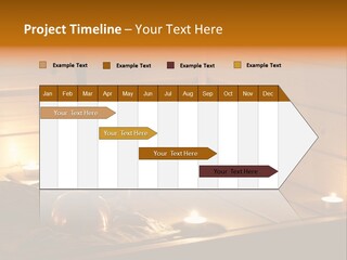 Cosmetics Spa Bench PowerPoint Template