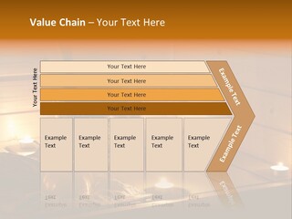 Cosmetics Spa Bench PowerPoint Template