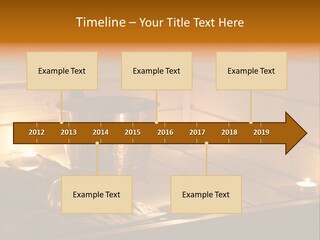 Cosmetics Spa Bench PowerPoint Template