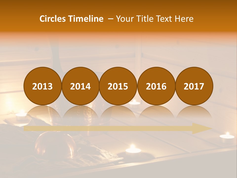 Cosmetics Spa Bench PowerPoint Template