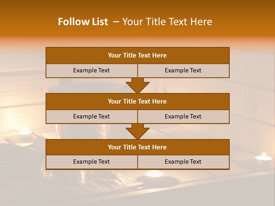 Cosmetics Spa Bench PowerPoint Template