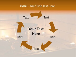 Cosmetics Spa Bench PowerPoint Template