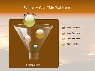 Cosmetics Spa Bench PowerPoint Template