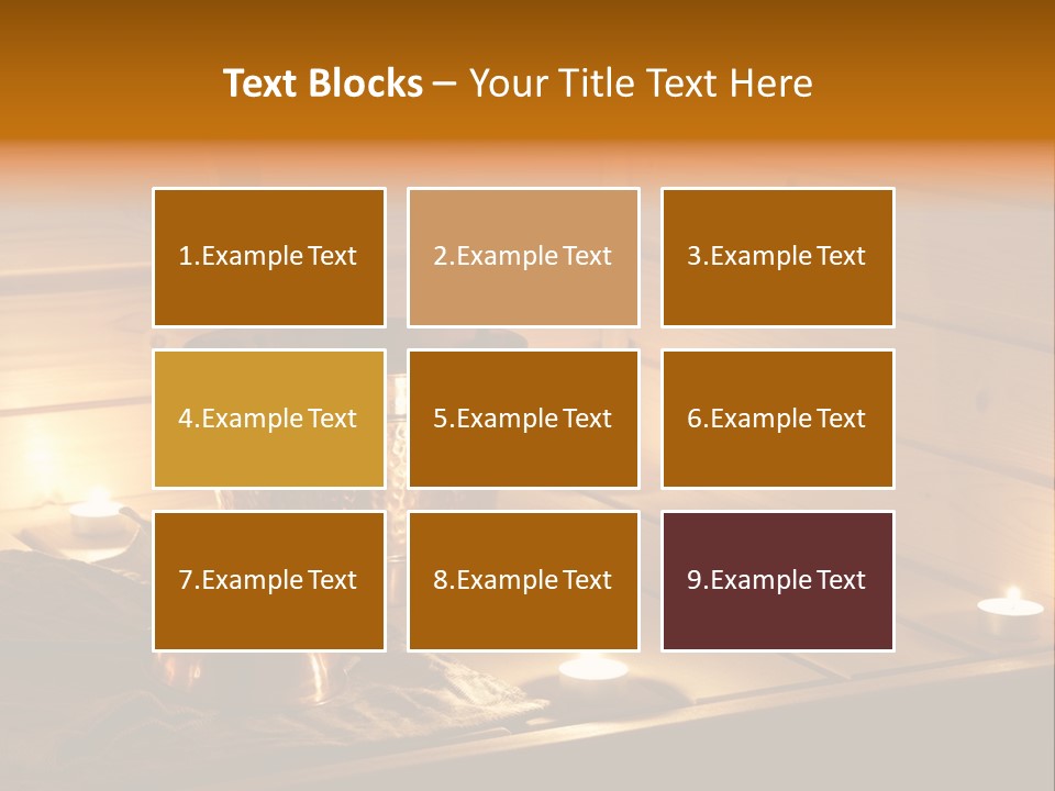 Cosmetics Spa Bench PowerPoint Template