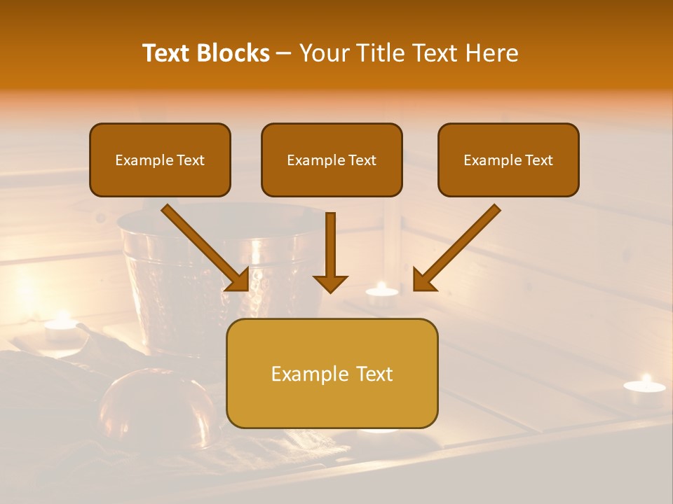 Cosmetics Spa Bench PowerPoint Template