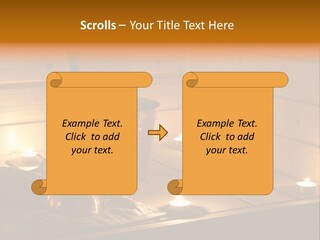 Cosmetics Spa Bench PowerPoint Template