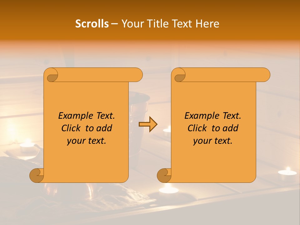 Cosmetics Spa Bench PowerPoint Template