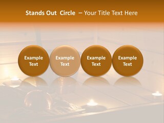 Cosmetics Spa Bench PowerPoint Template