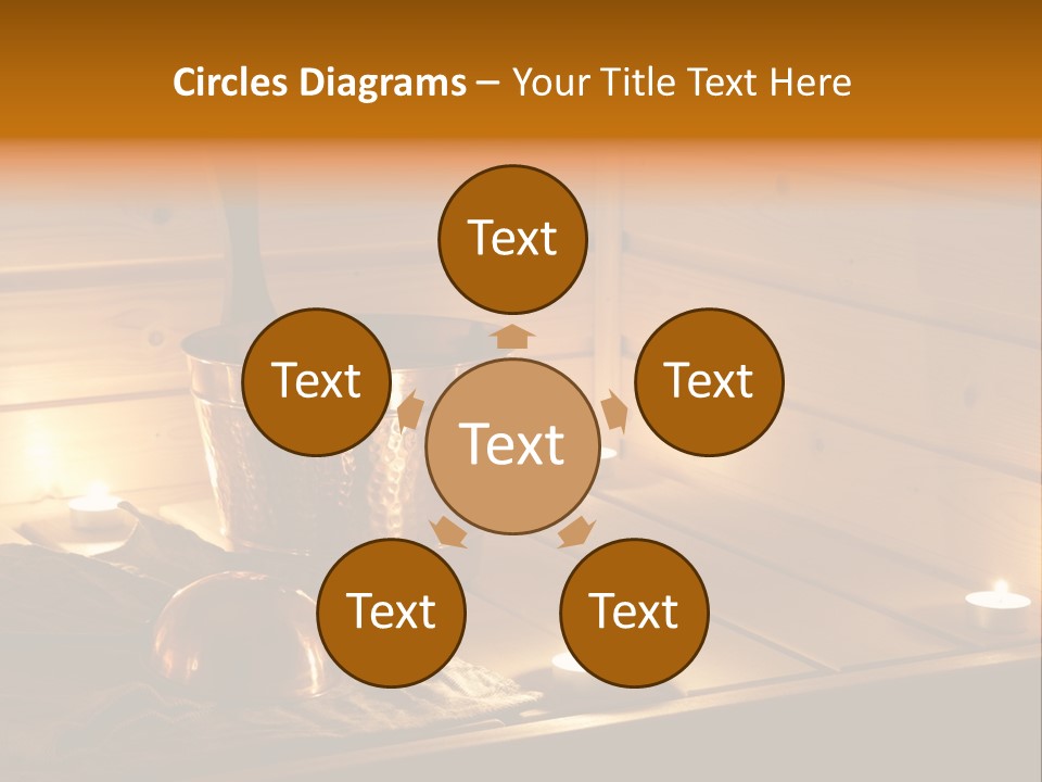 Cosmetics Spa Bench PowerPoint Template