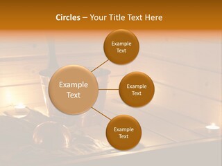 Cosmetics Spa Bench PowerPoint Template