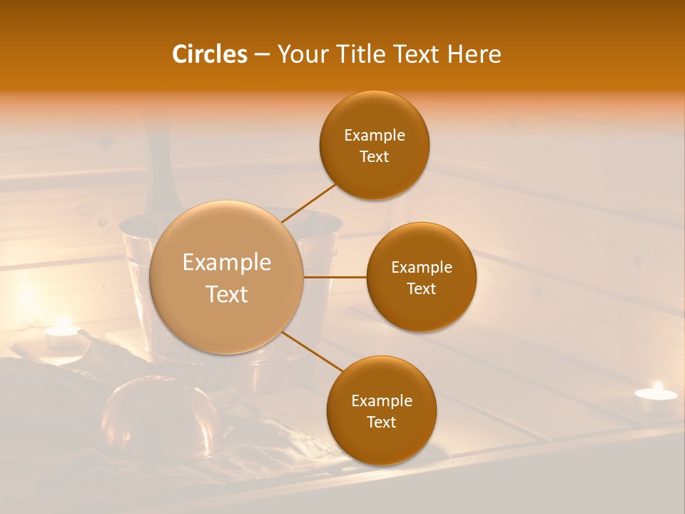 Cosmetics Spa Bench PowerPoint Template