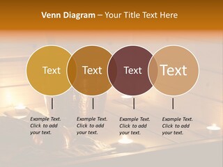 Cosmetics Spa Bench PowerPoint Template