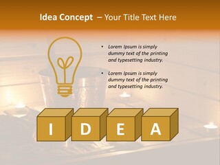 Cosmetics Spa Bench PowerPoint Template