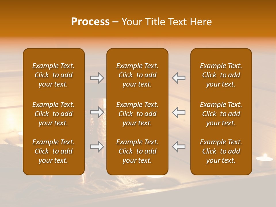 Cosmetics Spa Bench PowerPoint Template