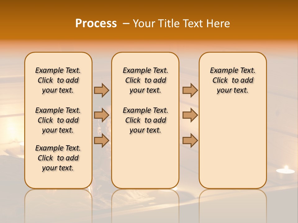 Cosmetics Spa Bench PowerPoint Template