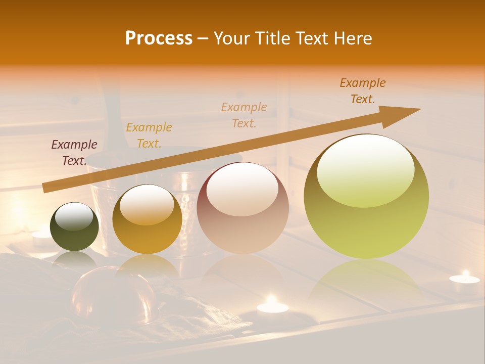 Cosmetics Spa Bench PowerPoint Template