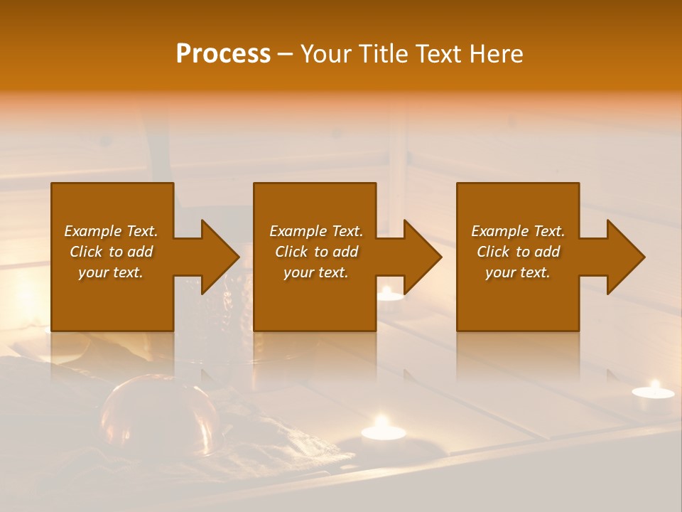 Cosmetics Spa Bench PowerPoint Template
