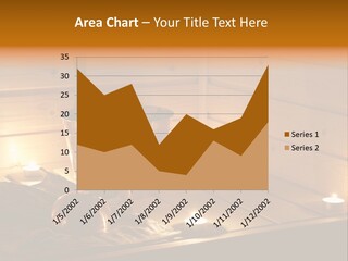 Cosmetics Spa Bench PowerPoint Template