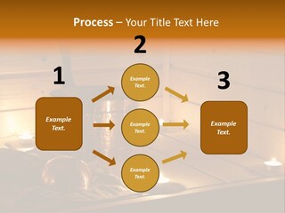 Cosmetics Spa Bench PowerPoint Template